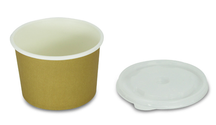 Custom Printed Noodle Soup Kraft Paper Cup With Lids through temperature range from -20℃ to 120℃;