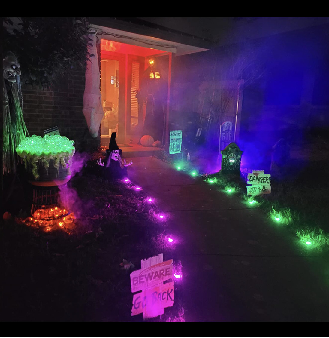 15 Bulbs 10m RGB Other LED Lights Lawn Light Post Tuya APP Control