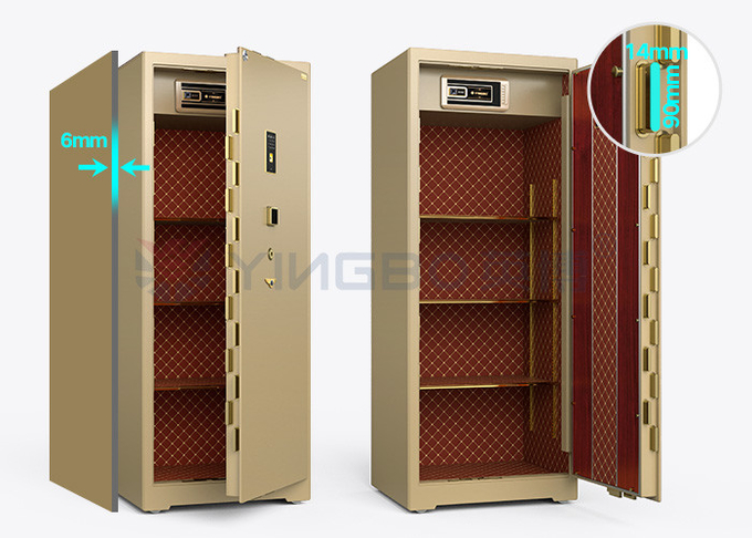 25 Cu Ft Bank Biometric Fingerprint Security Safe Box 10mm Thickness Of Door YB/ZY-180
