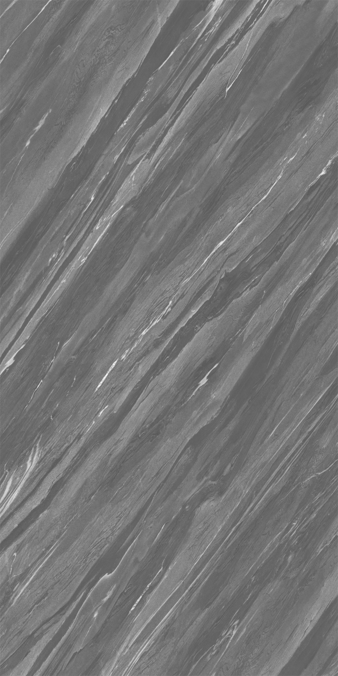 Grey 1600x3200mm Eco-Friendly Wall Matt Sintered Stone Slab For Shopping Mall
