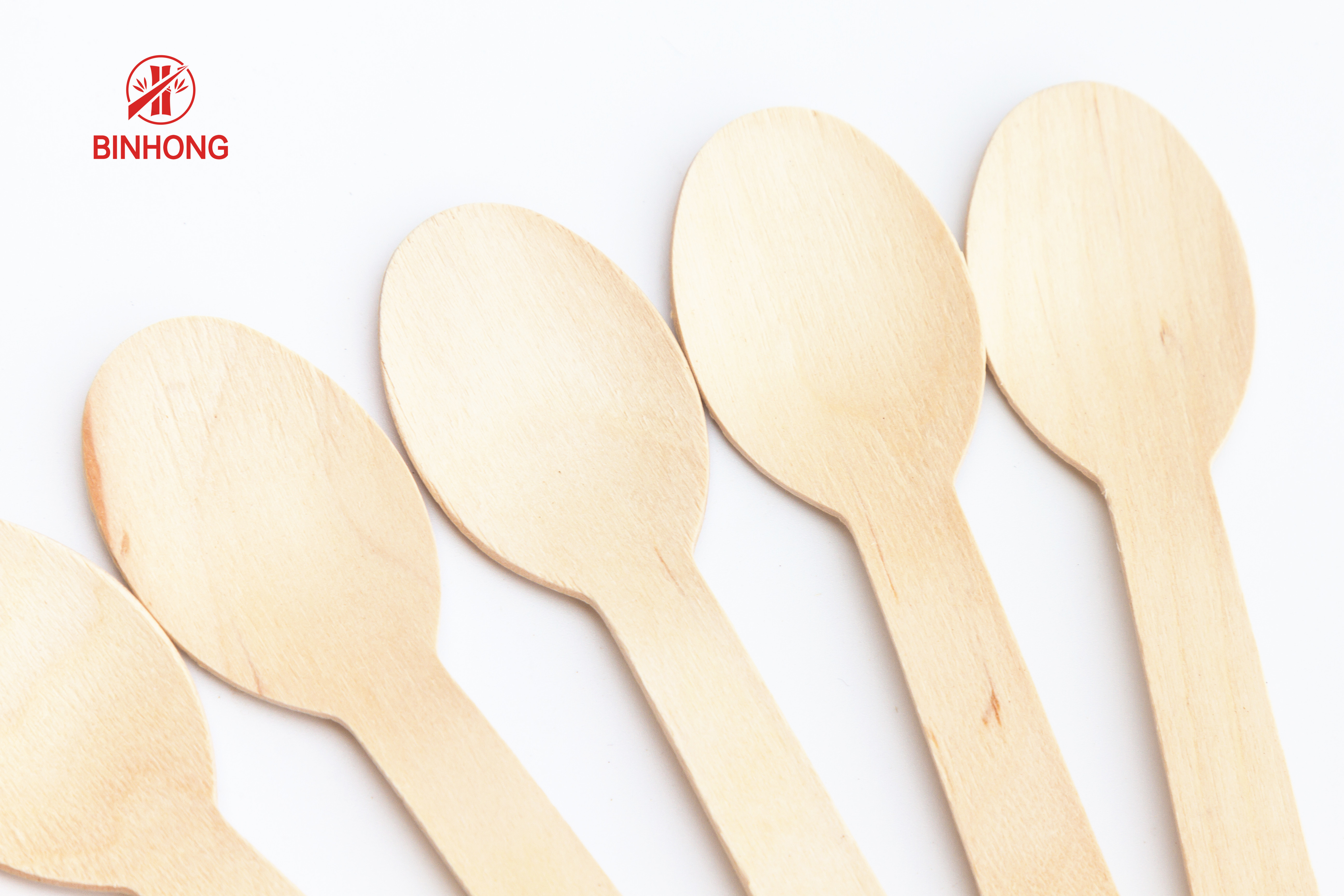 No Toxins 160mm Wooden Disposable Forks For Party