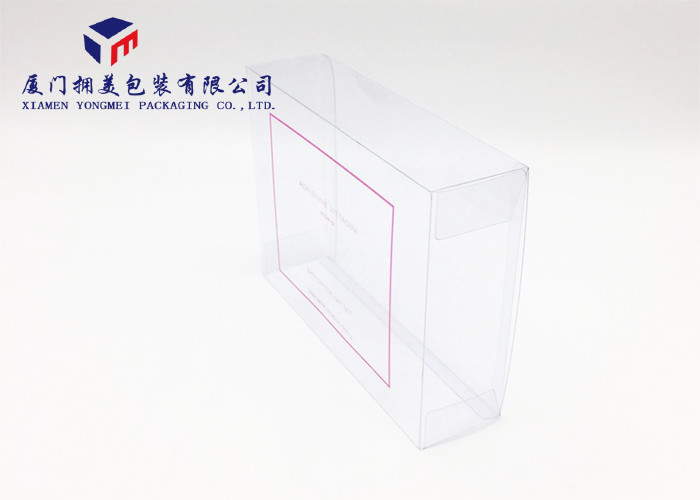 Offset Printing On Front Side Clear Box Packaging For Bath Gift Set 17.6cm Height