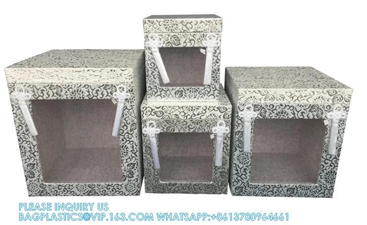 Hand-Made Japanese Style Cinerary MDF Casket With Window Human Ash Wood Urn Bone Box