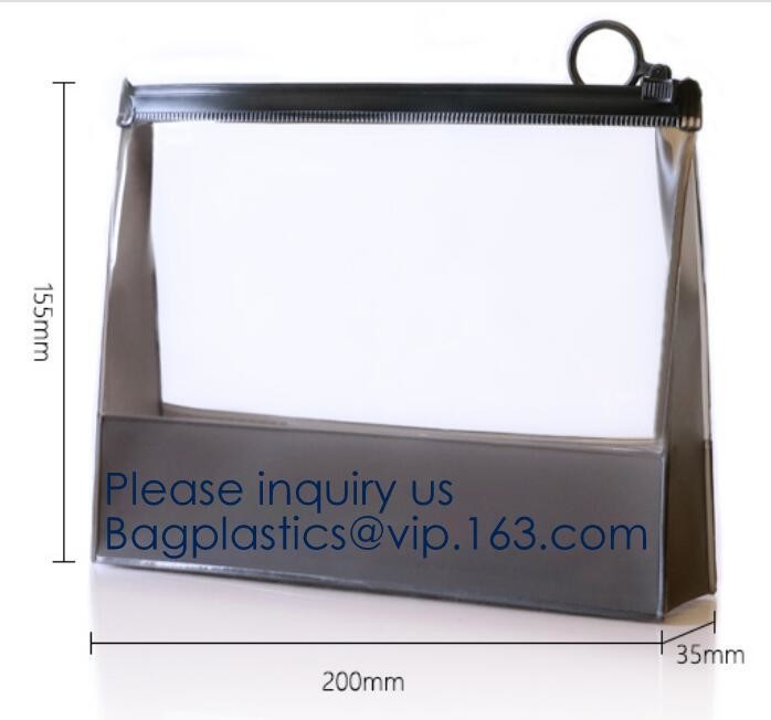 Eco Friendly Travel Beauty Classic Design Frosted Pvc Eva Packaging Bag With Zipper For Cosmetic,Travel Cosmetic storage