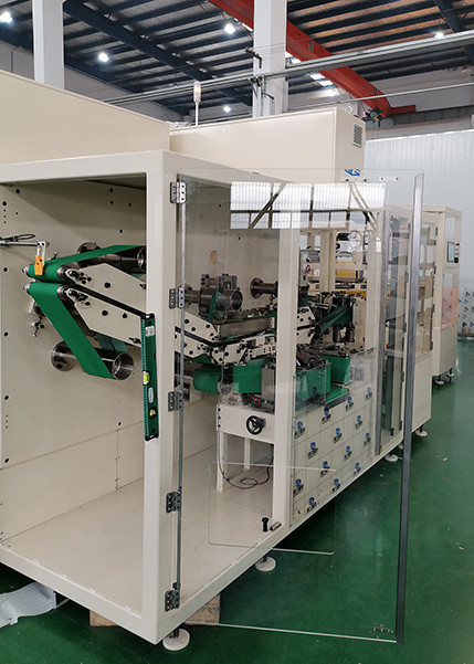 Panty Liner / Baby Diaper Counting Stacking Machine Low Noise High Speed