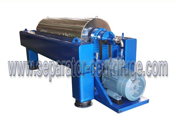 Automatic Vegetable Oil / Food Centrifuge 2 Phase Separation Solid Bowl Decanter