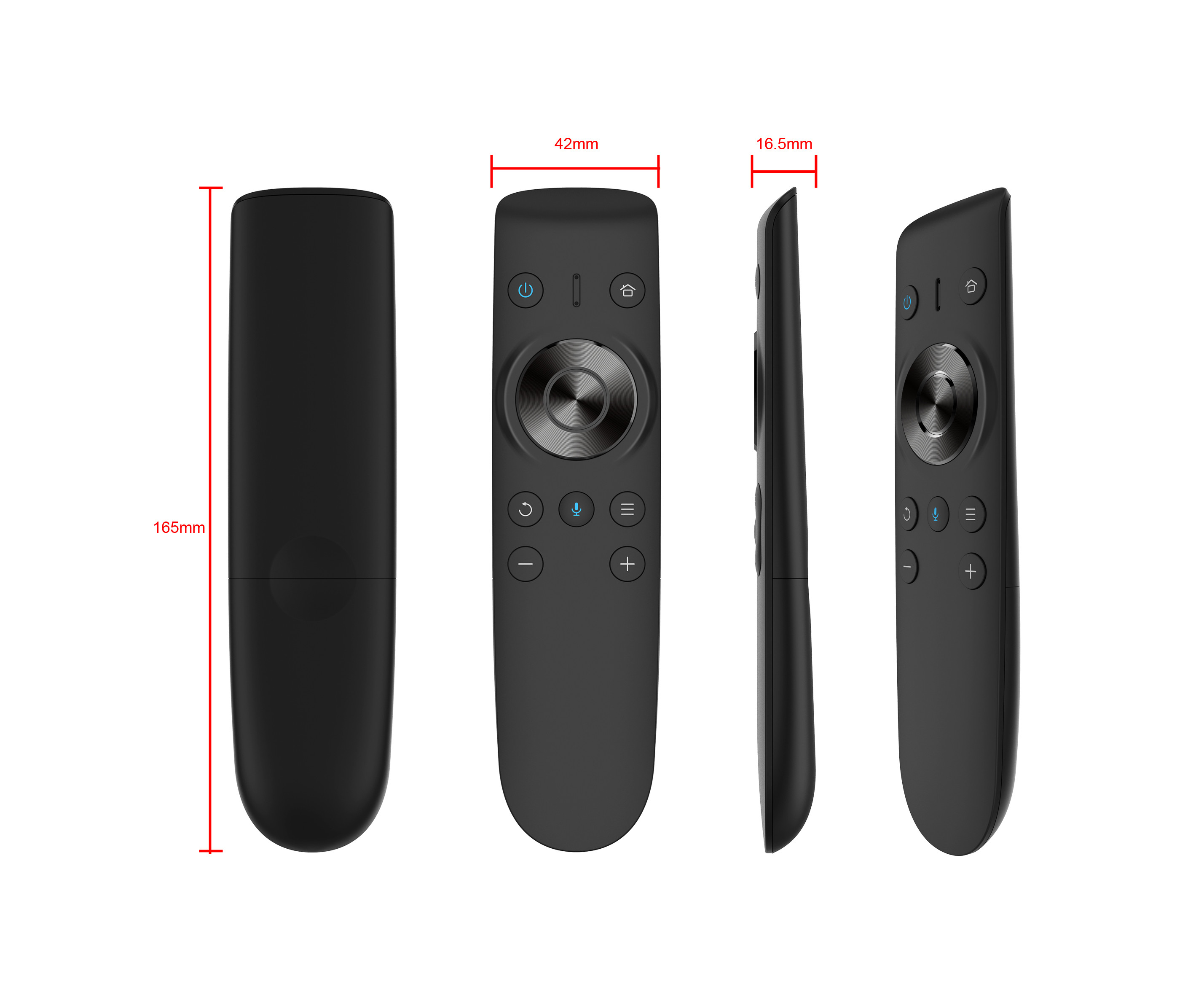 Hand Held Design Universal Smart Remote Enhanced Signal Strength Excellent Texture