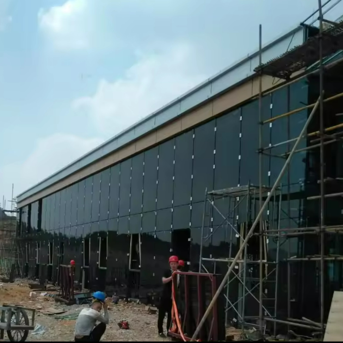 Red Blue Natural Colour Pv Bipv 20% 40% 60% 80% Transparent Thin Film Solar Panel