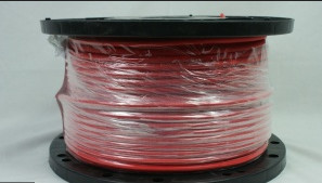 FRLS Unshielded 1.50mm2 in Red Fire Proof Jacket with Solid Bare Copper Conductor