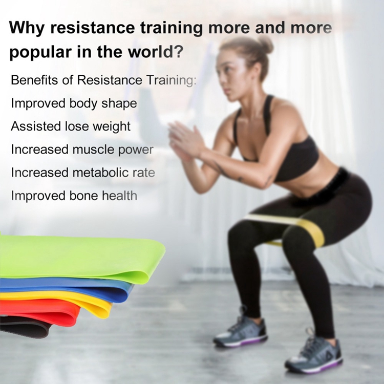 40lbs TPE Fitness Stretch Bands Exercises For Buttocks