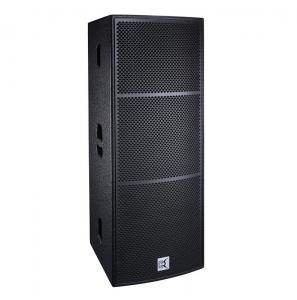 China 900 Watt Dual 15 Inch Plywood Speaker Box Two Way Full Range Sound System on sale