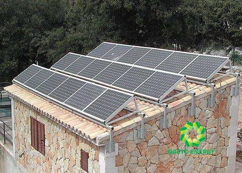 High Pre Assembled Flat Roof Solar Mounting System Light Weight Innovative Design