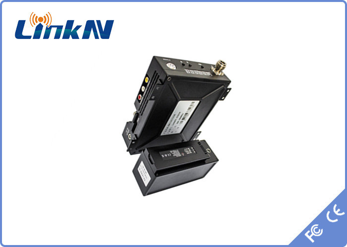 2km COFDM Video Transmitter Battery Powered HDMI CVBS AES256 Encryption 300-2700MHz