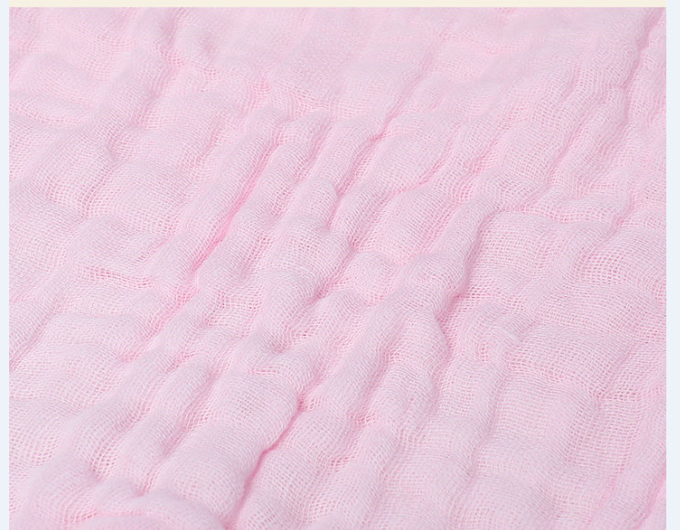 125-130GSM Four Layers Crinkle Cheesecloth Fabric Red Gauze Fabric