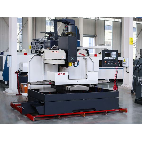 XK7136 Metal CNC Vertical Milling Center 4 Axis Fresadora CNC With CE
