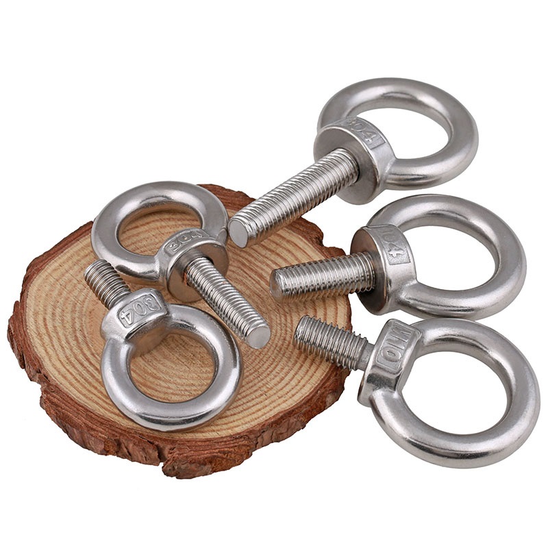Direct Supply Custom A2 70 A4 80 Stainless Steel Triangle Ring Lifting Hook Eye Bolts