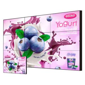 450cd/sqm 55 Inch 2x2 Narrow Bezel Digital Signage 200w