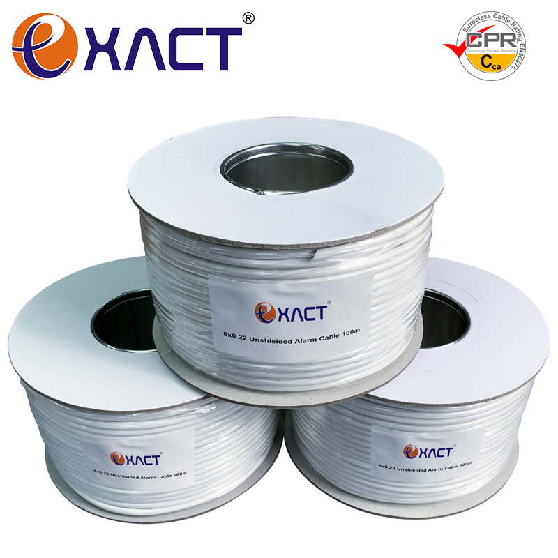 Copper Conductor Shielded 4/6/8/12 Core Alarm Cable for Italy/France/UK/South Africa