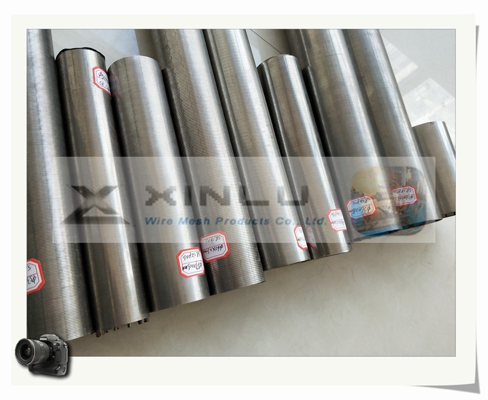 φ33 Aisi 316l Perfect Round Johnson Wire Wrap Screen Tube Strainer Pipe Slot 50micron For Industrial Filtration