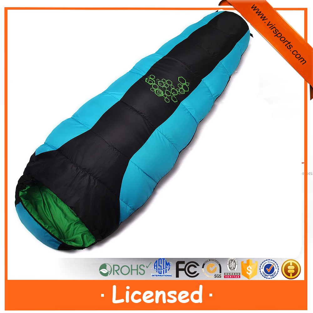waterproof new stype 18 Degree C / 0 Degree F Flannel Lined Cheap Sharp Sleeping Bag -15 Degree for adult camping