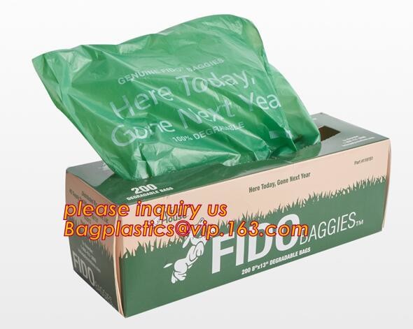 High Quality Eco-friendly Degradable Fashion With Printing Doggy Pet Dog Waste Poop Bags, Eco friendly pet dog waste poo
