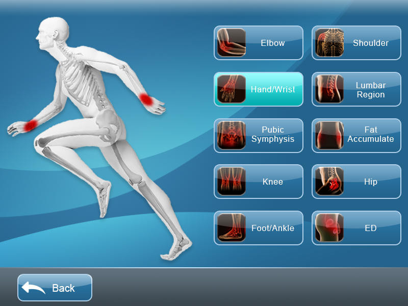 Cellulite Reduce 30Hz Electrical Muscle Stimulation Shockwavetherapy Machine