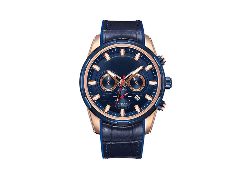 Men Design Analog Stainless Steel Waterproof Watch With Special Strap