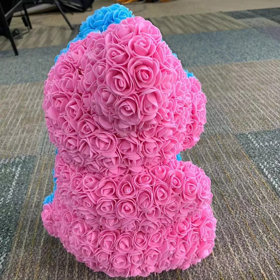 2021 Most Hot Selling Gift 40cm Rose Bear In Gift Box