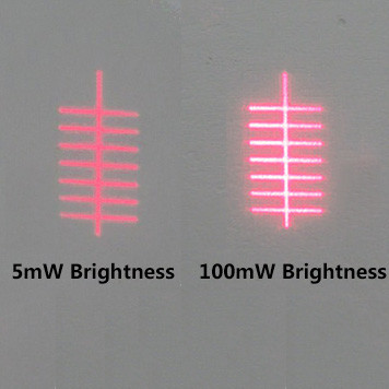 635nm 5mW 100mw Laser Diode Module 7 Horizontal And 1 Vertical For Shoe Machine Textile Machine