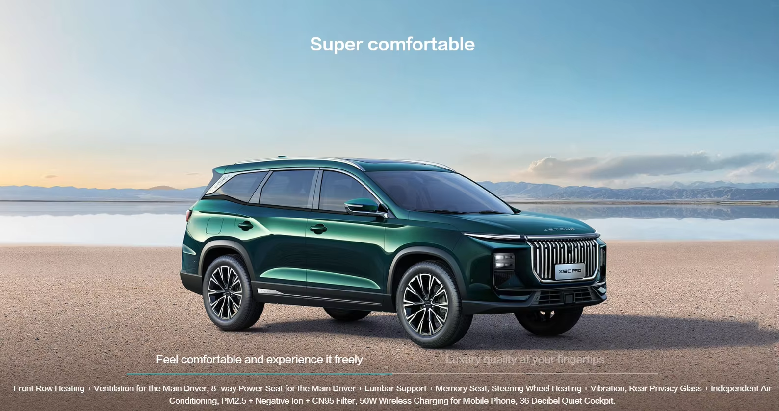 2024 Jetour X90 Pro 2.0TD DCT Edition 5/7-Seater High Energy SUV Front Window with Electric One key lifting Anti-pinch