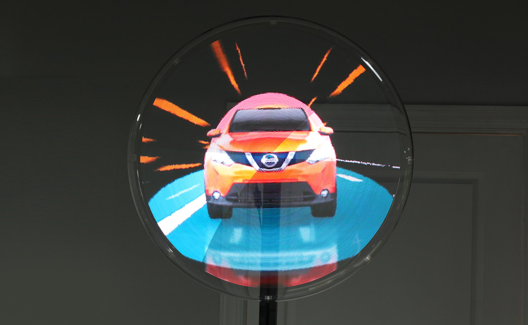 Indoor WIFI 3D Holographic Display 176 Degree View Angle 20000 Hours Using Life