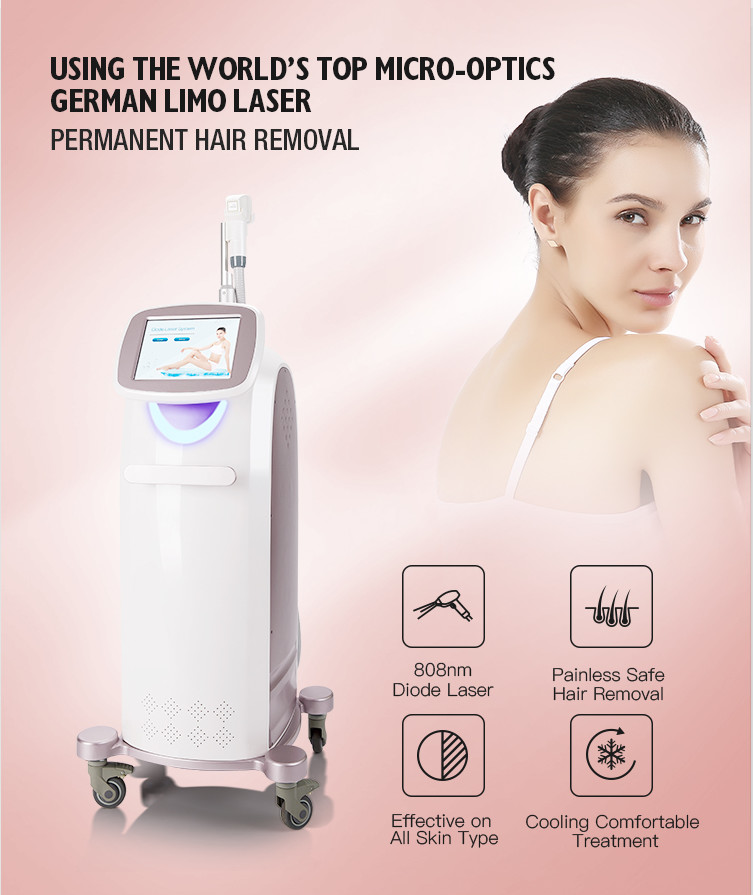 1000W Alma Soprano Ice Platinum Laser 808 Diode Hair Removal ROHS