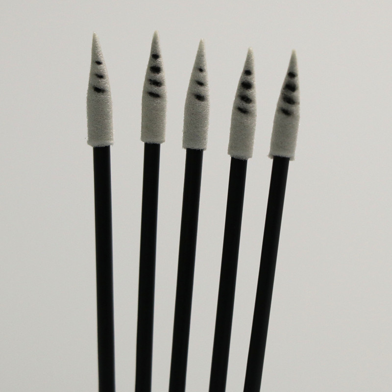 Open Cell Semiconductor Use Sponge Tipped Swab