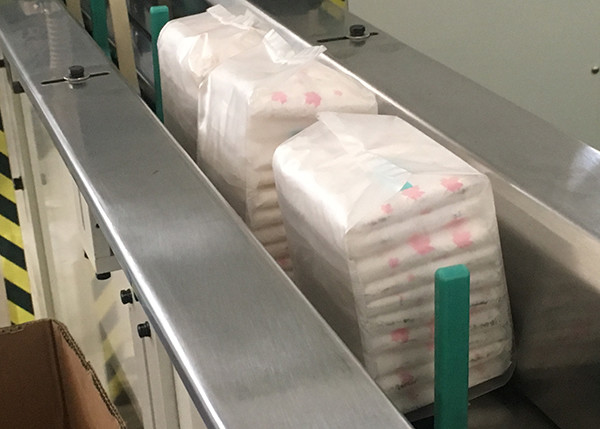 60PPM Full Servo Sanitary Towel Packaging Machine