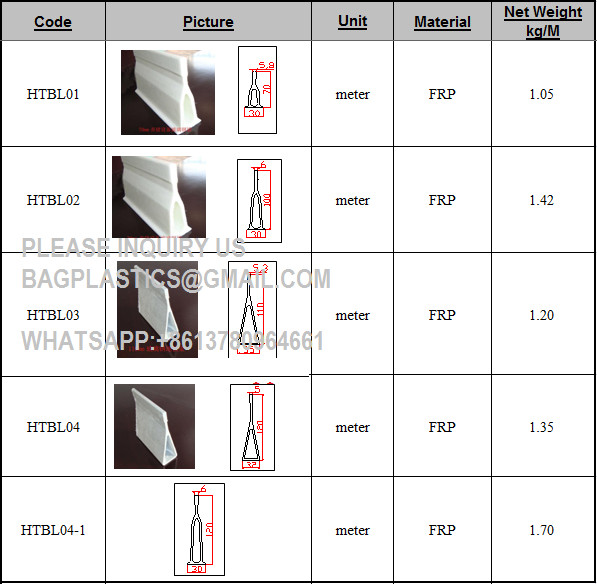 Fiberglass Support FRP Beam Plastic Cast Iron Slat Floor Beam Support Farrowing Crate