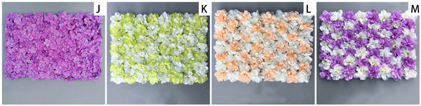 40*60cm Silk Fabric Coloful Artificial Rose Flower Wall Vertical Garden Handmade Real Touch