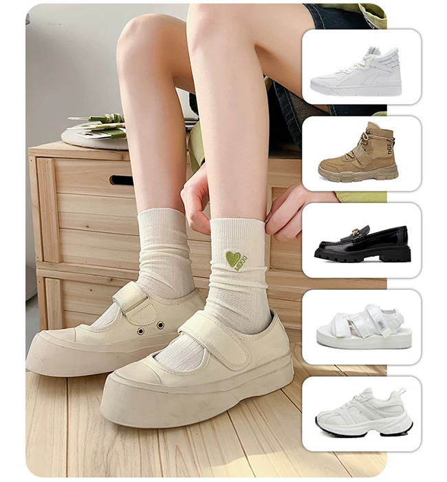 Cotton Women's Personalized Socks Sustainable Everyday Breathable Casual Socks