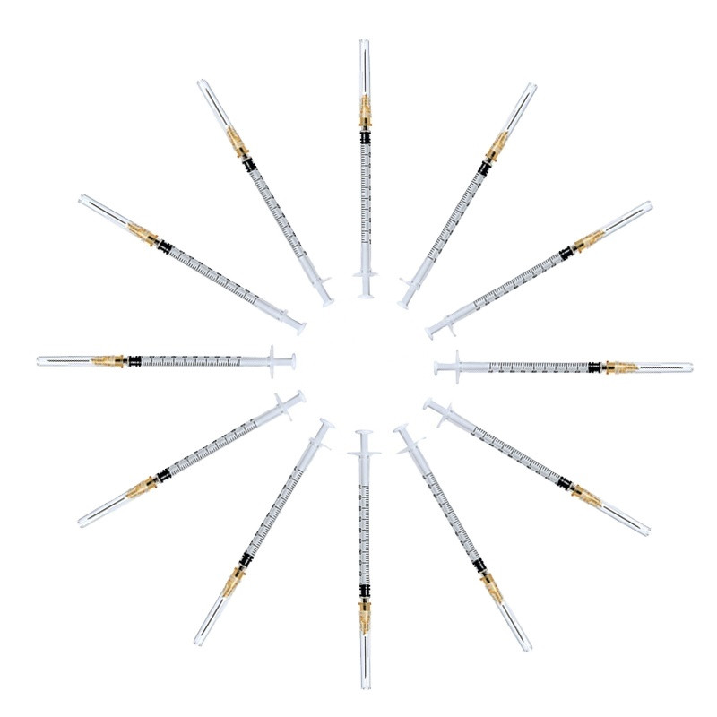 10ml 20ml 20 Ml 50ml 60ml Size Disposable Medical Plastic Syringe With Needles