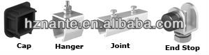 Anti - Explosion C Rail Festoon System Cable Carrier System Galvanized Steel
