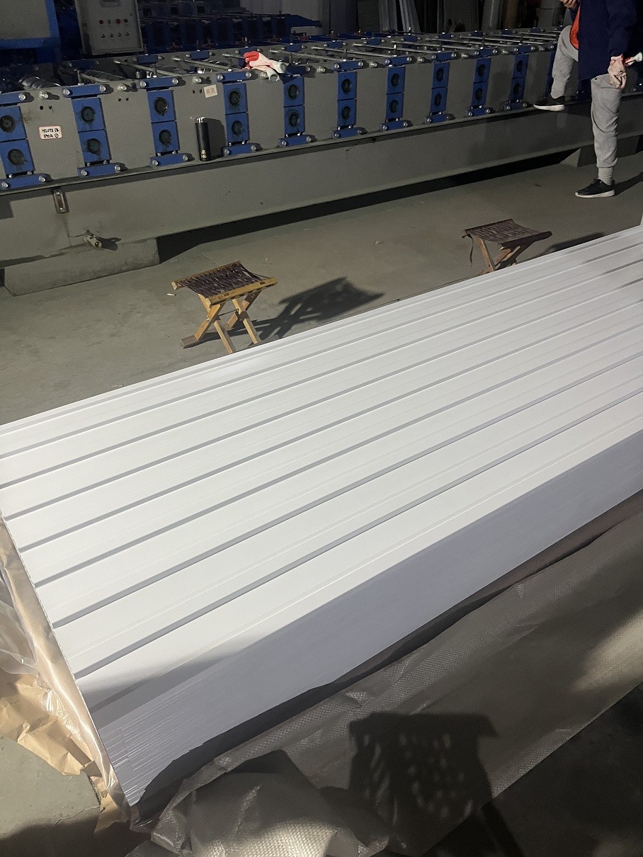 0.18mm~0.80mm Roofing Corrugated Steel Sheet Zinc Coated For Building Roofing Materials