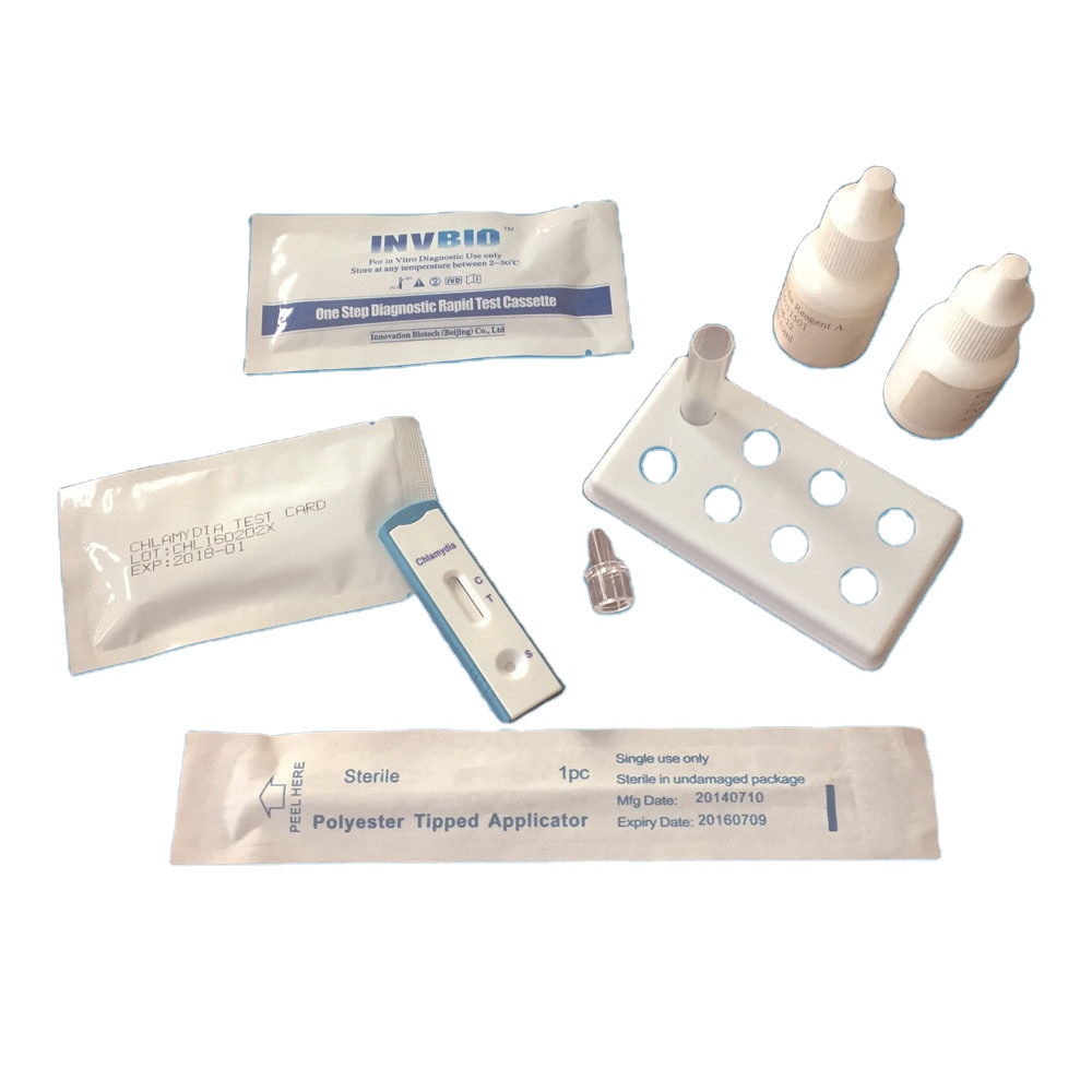 Hot sale high sensitive invitro One step Chlamydia rapid test card/Cassette