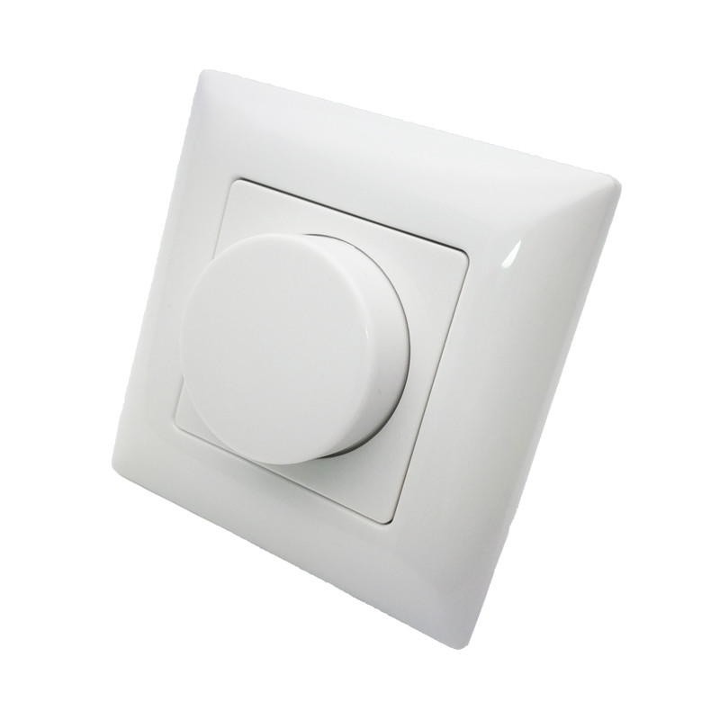Led Dimmer Switch Rotary Knob AC 100-240V 1A Output Wall Mount Triac dimmer