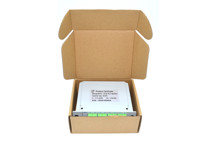 FTTX G657A1 Fiber Optic PLC Splitter 1x16 1X32 Modular design