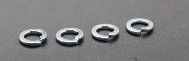 Heavy Duty Spring Lock Washers , Din 127 ∅4 Type B Stainless Steel Spring Washers