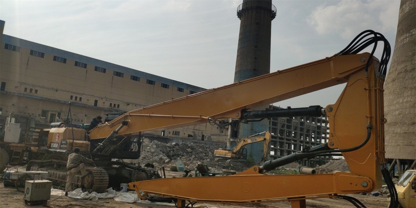 Factory Direct Sale Three Section Durable Excavator Long Reach Demolition Extension Arm for SANY CAT ZX PC SK