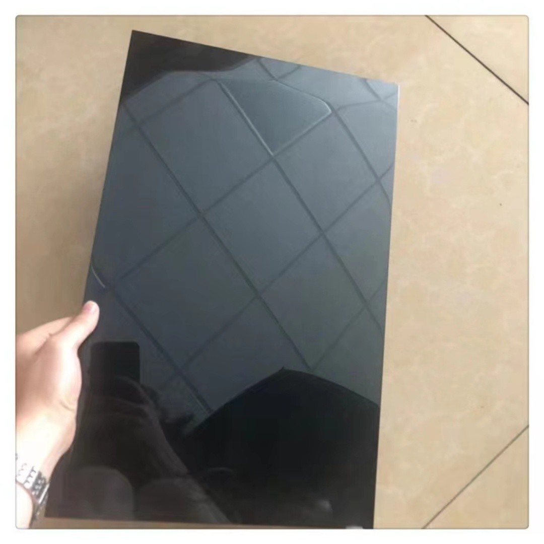 304 Black Mirror 0.8*1219*3048mm Color Decorative Stainless Steel Sheet For Wall Cladding Decoration