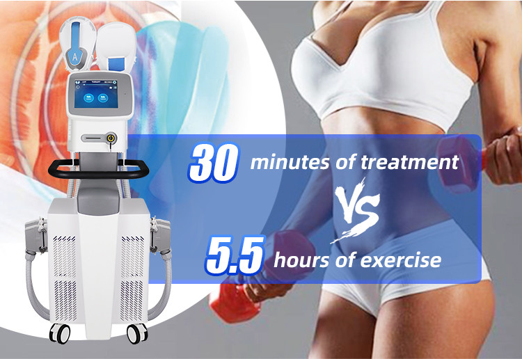 2023 Hot Sale 13 Tesla 5000W Ems Muscle Stimulator Build Body Sculpting Slimming Machine