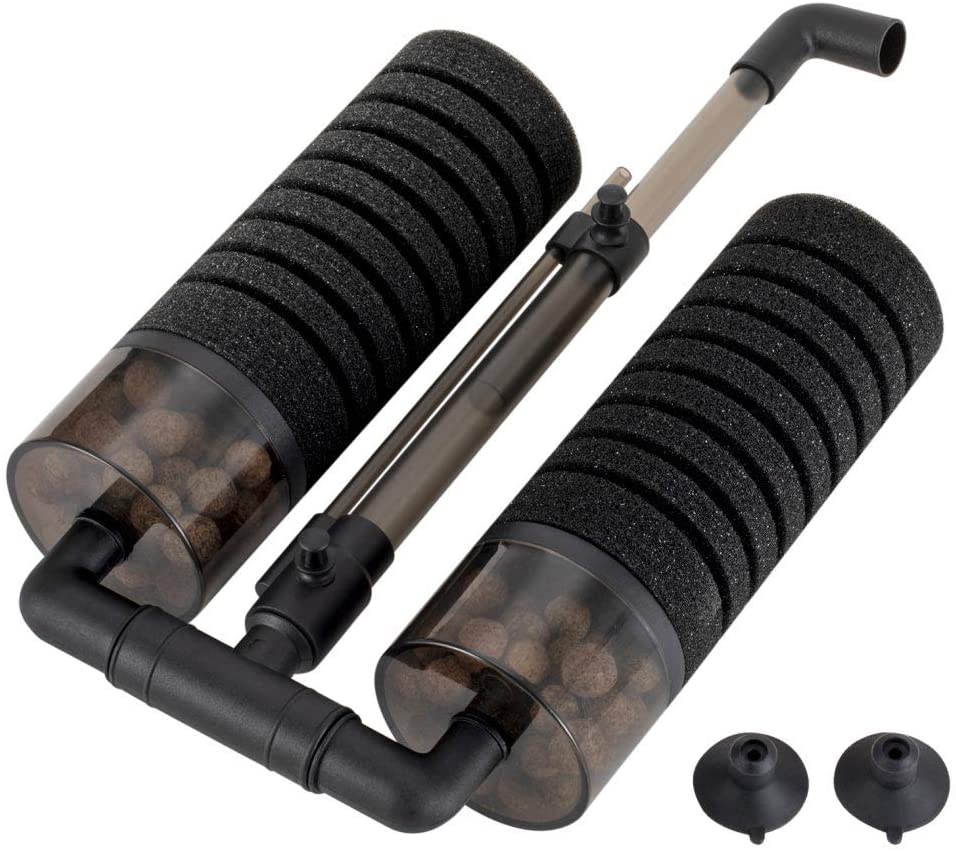 Bio Aquarium Double Sponge Filter For 75 Gallon Tank