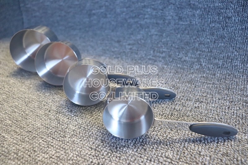 Kitchen Accessority Hanging Loop Metal Measuring Spoons With Engraved