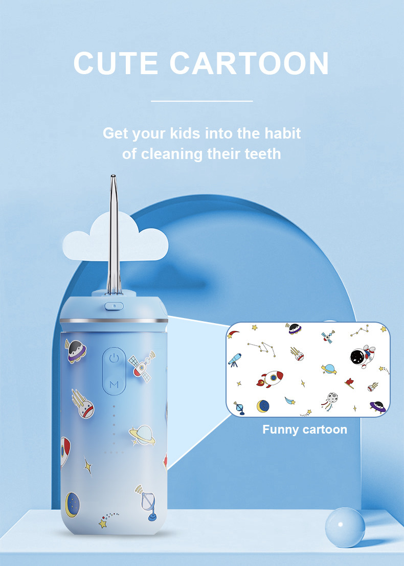Mini Kids Portable Travel Household USB Recharge Oral Irrigator For Teeth Cleaning